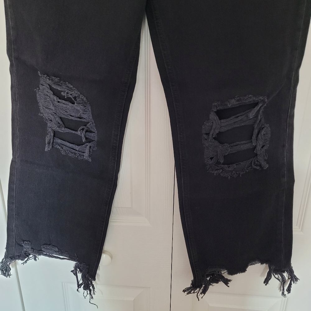 We The Free Maggie Mid Rise Crop Straight Leg Jeans - Picture 8 of 9